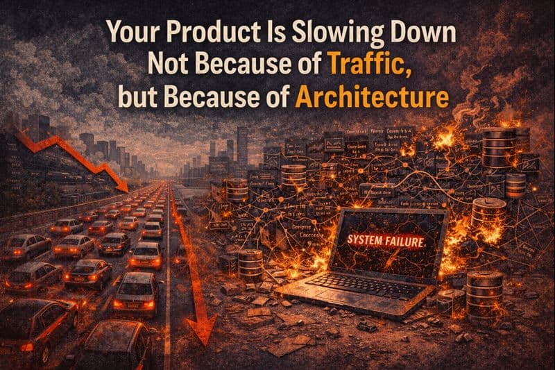 Your Product Is Slowing Down Not Because of Traffic, but Because of Architecture